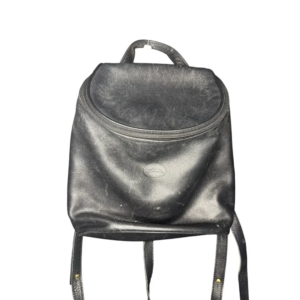Vintage Longchamp Leather Backpack